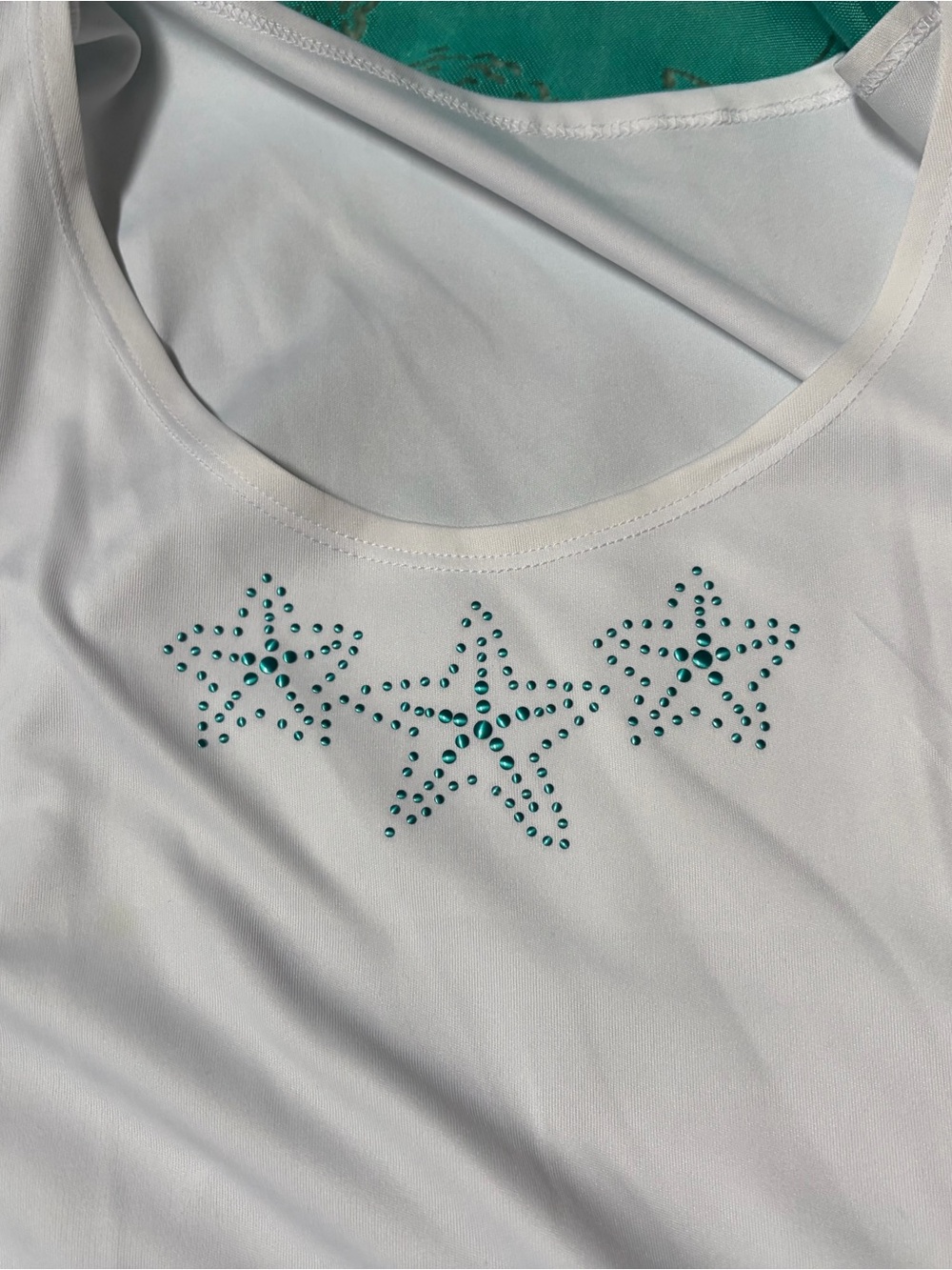 Alfred dunner women’s shell and starfish button down and tank top 1x - Picture 4 of 5